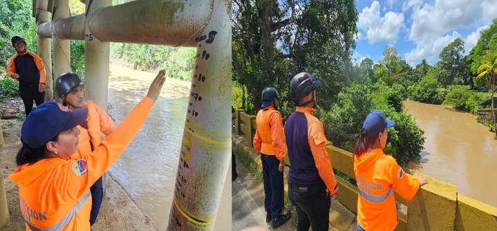 Alcaldía mantiene monitoreo de la cota hídrica del río Amana y Guarapiche
