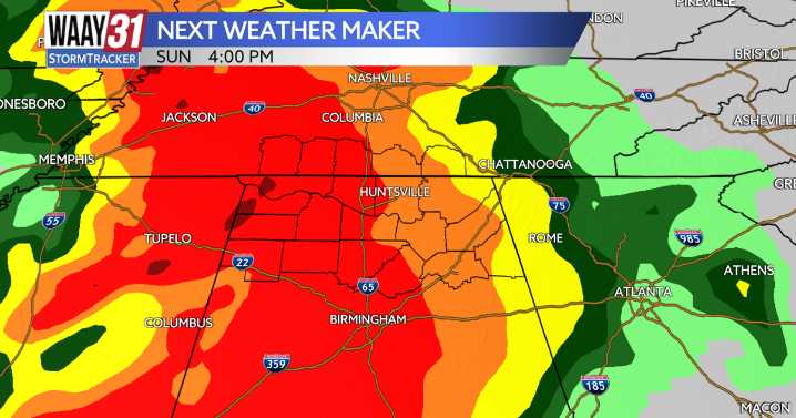 Dry for now, but rain is back by Sunday