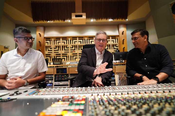 UK PM Starmer Visits Yash Raj Films Studio in Mumbai