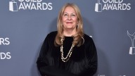 WGA West President Michele Mulroney Gives Speech At No Kings Protest