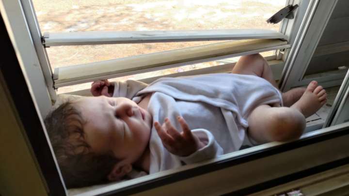 How Brit 'windowsill baby' survived Oct 7 as Hamas burned down home & slaughtered neighbours in horror 8