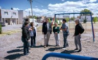 Biss recorrió el barrio Parque Gregorio Mayo