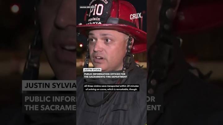 Medical Emergency Helicopter Crashes on Sacramento Highway