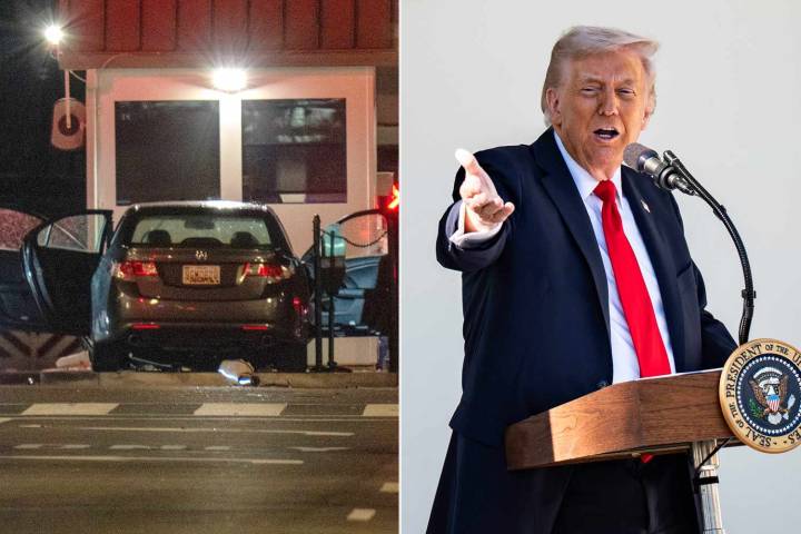Man Arrested After Crashing Car into White House Security Gate While Trump Was Inside