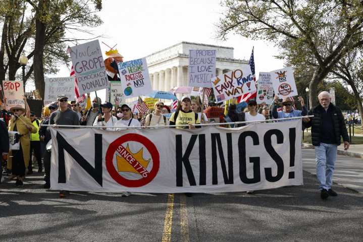 Alabama police arrest 61-year-old woman in penis costume at No Kings protest