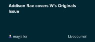 Addison Rae covers W's Originals Issue: ohnotheydidnt