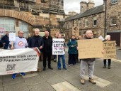 Protestors target East Lothian Council meeting over parking charges