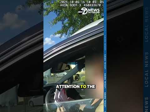A body camera captures the moment police stop this speeder