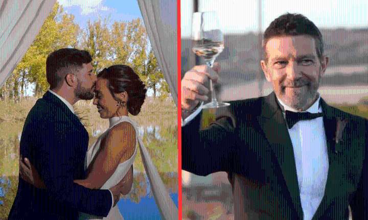 Antonio Banderas confirmó qué cantante mega famoso lo plantó en el casamiento de su hija