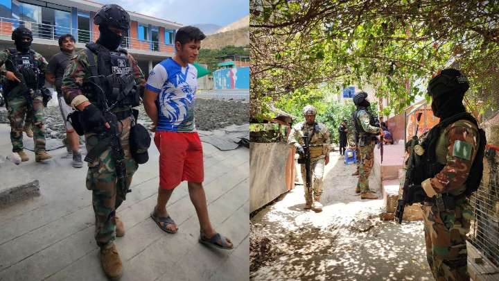 FF.AA. y PNP destruyen complejo de minería ilegal en Pataz y detienen a nueve personas