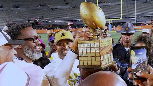 Alabama State beats Alabama A&M 56-13 to win Magic City Classic