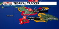 Cat 5 Melissa inching onto the Jamaica coast