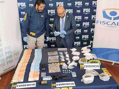 Fiscalía y PDI desarticulan clan familiar dedicado a la venta de drogas en Tocopilla