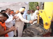 ₹35.48-cr Swan bridge foundation laid; two more bridges, Sarsa Nangal footbridge and 18