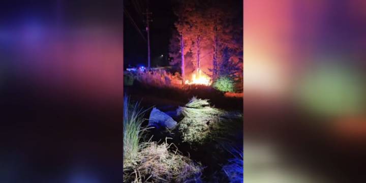 Vehicle catches fire after fleeing from Deputies near South Lumpkin Road, sheriff says