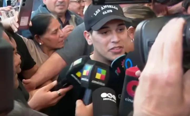 Thiago Medina habló tras recibir el alta a casi un mes de su accidente: “Quiero ver a mis hijas”