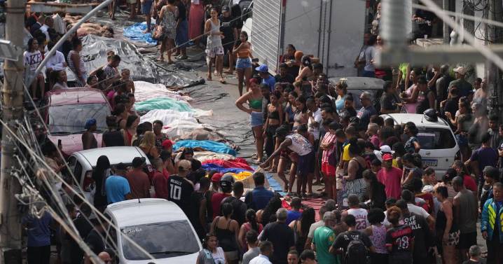 Death toll in Brazilian police raid rises to 119, drawing criticism of excessive force