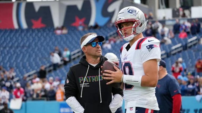 Drake Maye laughed at funny Jason McCourty broadcast moment