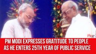 PM Modi expresses gratitude to people as he enters 25th year of public service; vows to improve lives, contribute to nation’s progress