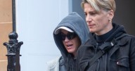 Katy Perry spotted ahead of tonight's Glasgow OVO Hydro gig at luxury hotel