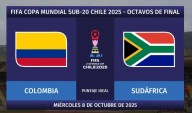 Colombia vs Sudáfrica Sub 20: Hora, canal y detalles del duelo por los octavos del Mundial Chile...