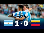 Venezuela cayó 1-0 ante Argentina en amistoso desde Miami 