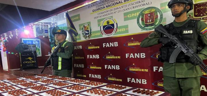 Táchira| FANB incautó 24 kilogramos de sustancias ilícitas ocultos dentro de alimentos caninos