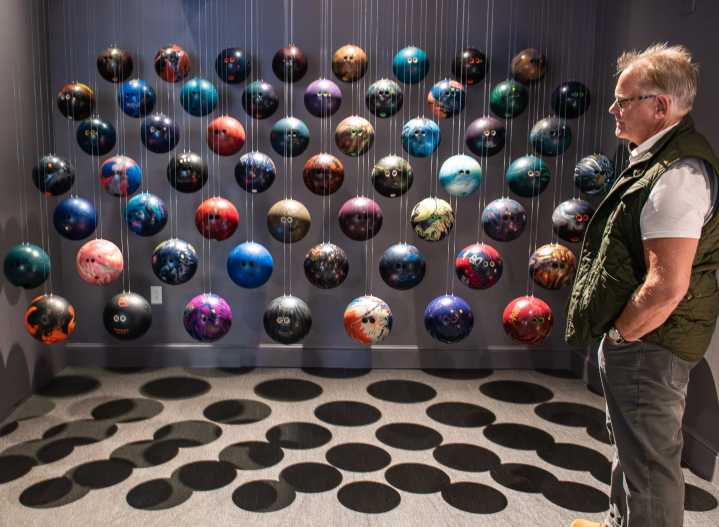 Bowling, billiard balls become art in honor of Lewiston shooting victims
