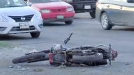 Discusión Entre Chofer de Camión y Motociclista Provoca Choque en Guadalupe, Nuevo León
