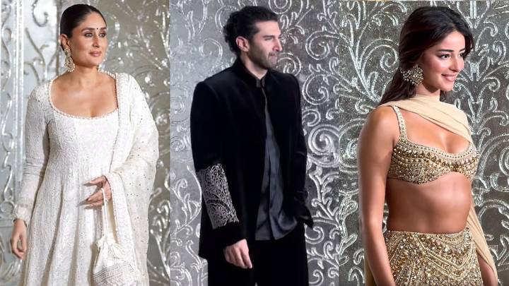 Ananya Pandey, Kareena Kapoor, Aditya Roy Kapoor & Other B-Town Celebs Dazzle Manish Malhotra's Diwali Party 2025