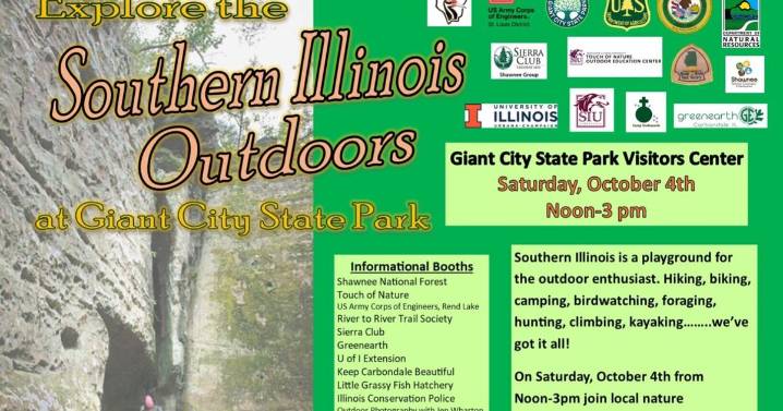 Explore the Southern Illinois Outdoors at Giant City State Park on Saturday