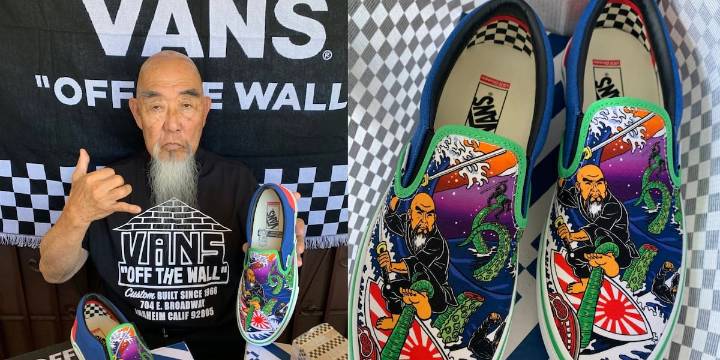 Legendary Hilo martial artist getting custom Vans sneaker
