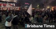 Pro-Palestinian protesters rally in south