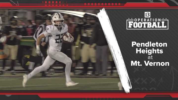 Pendleton Heights dominates Mt. Vernon 45-14 to advance to sectional semifinal