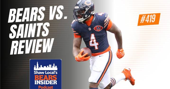 Bears Insider Podcast Episode 419: Recapping the Chicago Bears win over the New Orleans Saints
