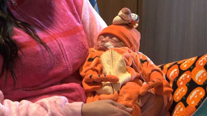 NICU and micro-preemie babies get festive with Halloween costumes