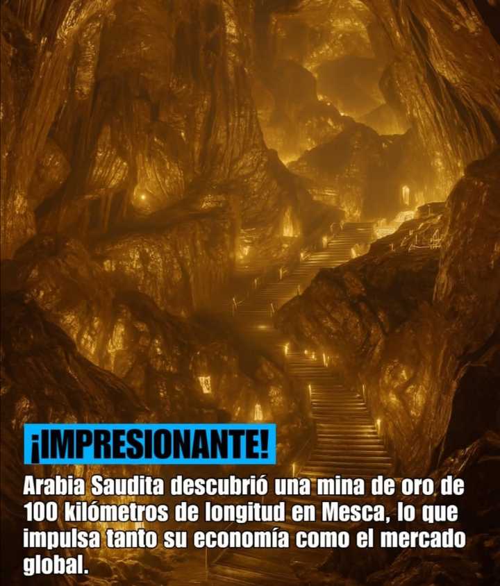 "Oro en el Desierto: Arabia Saudita Descubre un Nuevo Yacimiento de Oro que Podría Cambiar su Economía"