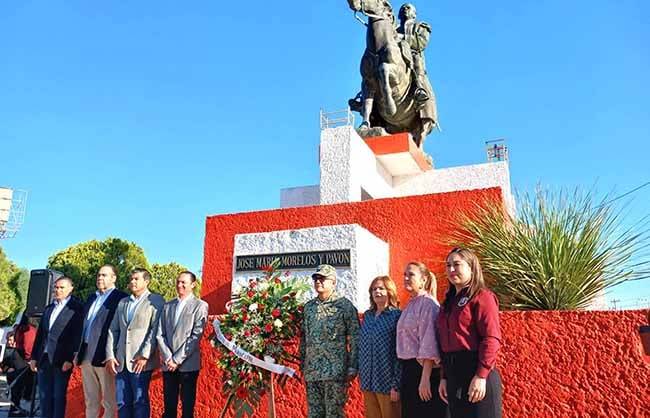 Recuerdan el natalicio de José María Morelos