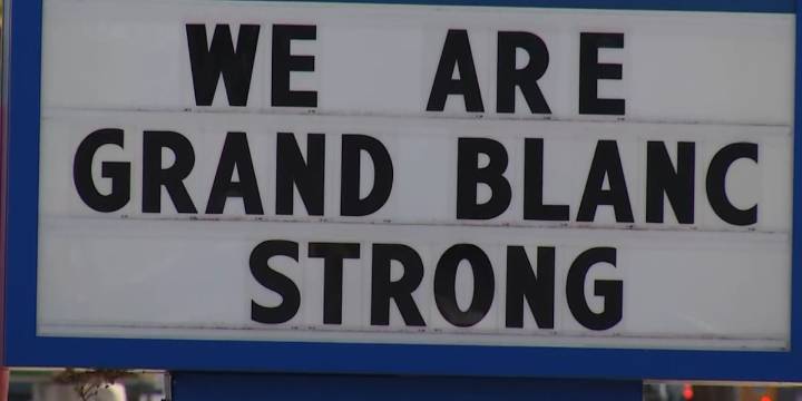 Grand Blanc community comes together to reflect after tragedy