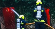 Abandoned barn destroyed in suspected arson attack