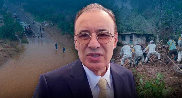 Gobernador Durazo coordina apoyo a familias, productores y reparación de carreteras afectadas tras lluvias por ‘Raymond’