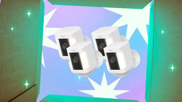 This Ring Spotlight Camera Four-Pack Is 35% Off for Prime Day