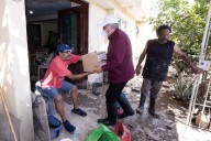 SNTE moviliza solidaridad; entrega 25 mil despensas a damnificados por lluvias en Veracruz e Hidalgo