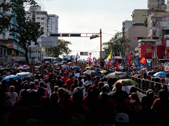 Chavismo marchó hasta la sede de la ONU en Caracas para exigir intercesión por “agresiones” de EE.UU.