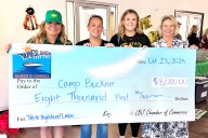 Kingsland Chamber gives $8K for new Camp Buckner playground