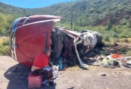 Fuerte accidente de un tráiler en Loreto deja un lesionado
