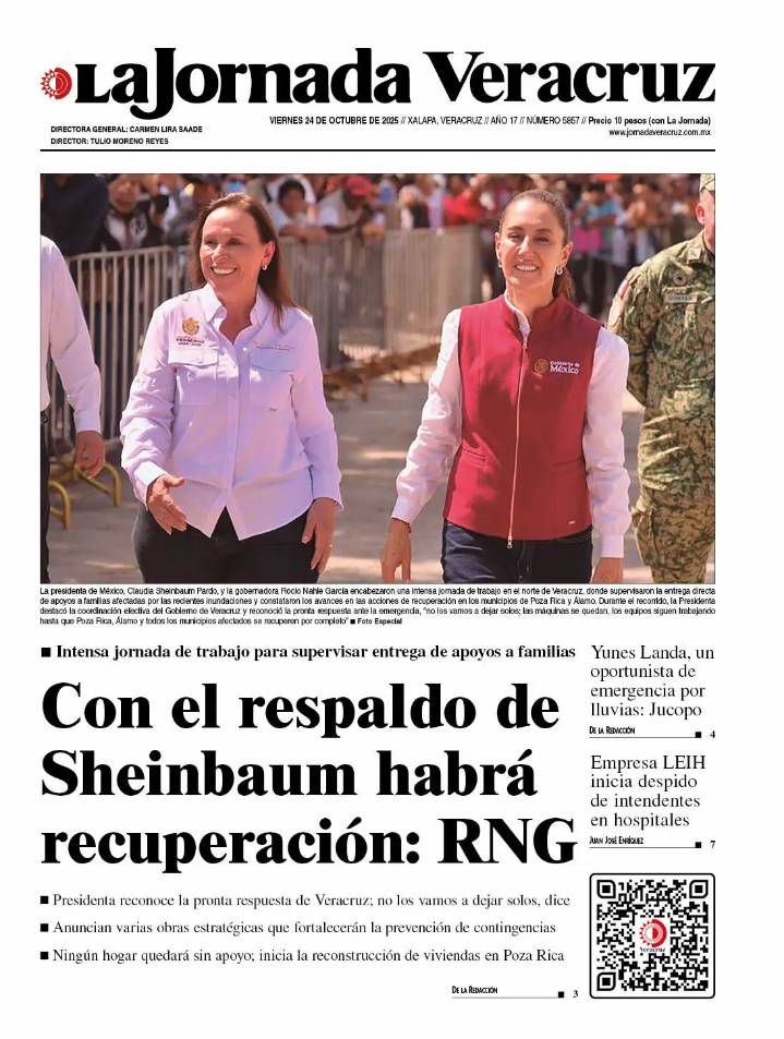 Portada del 24 de octubre de 2025