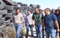 Supervisó alcalde almacenamiento de más de dos millones de llantas