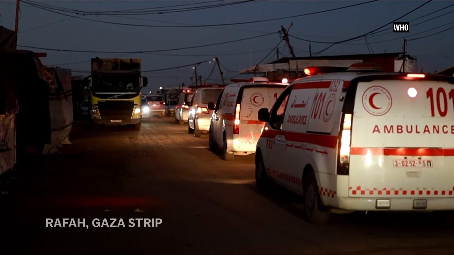 WHO leads medical evacuation of 41 critical patients from Gaza