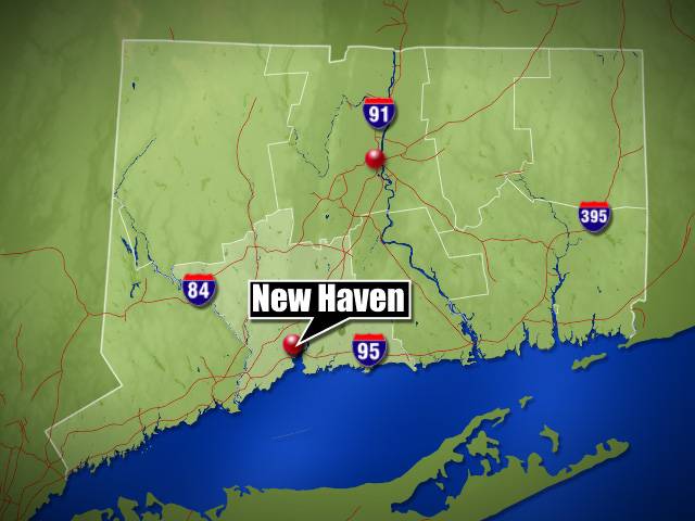 Construction worker hospitalized after falling off ladder and into hole in New Haven